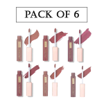 Zeena Liquid Matte Tattoo Lipstick Pack of 6