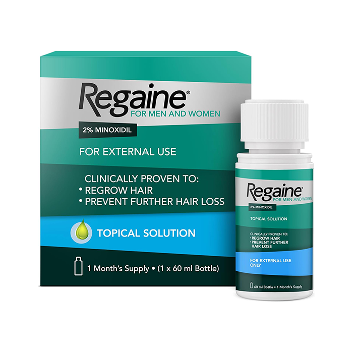 Regaine 2% Minoxidil Topical Solution for Men and Women 60 ml