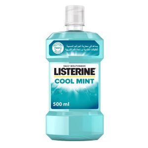Listerine Mouthwash, Cool Mint, 500ml